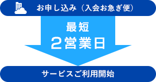 入会お急ぎ便