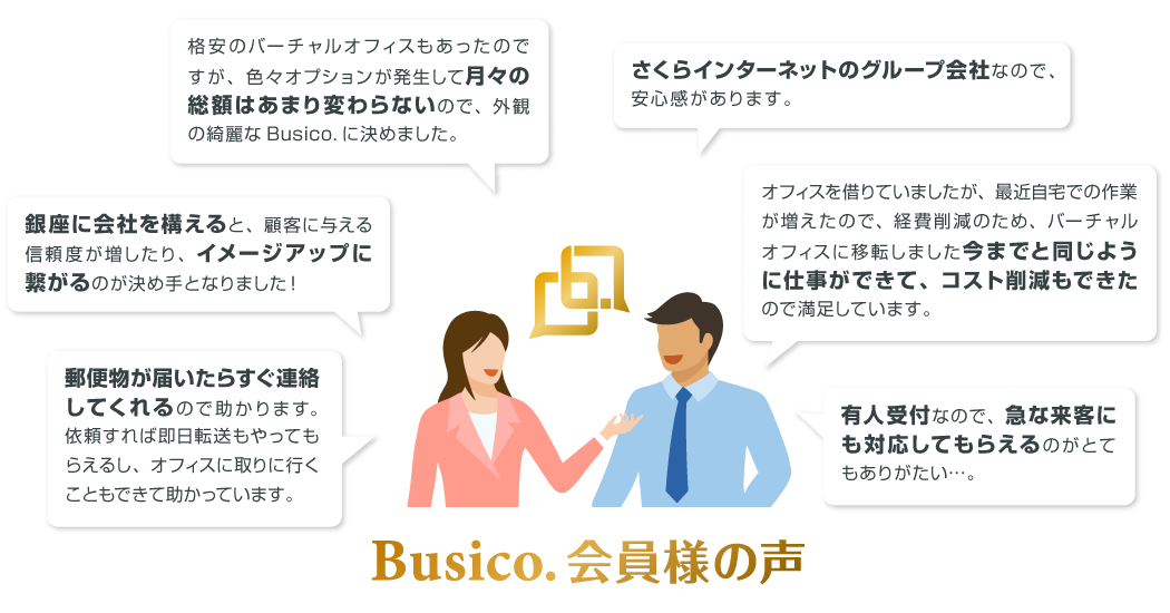 Busico.お客様の声