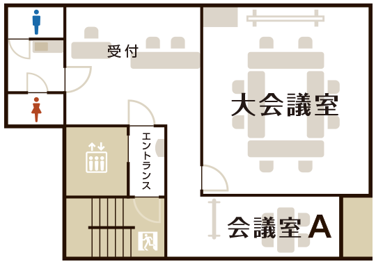 銀座オフィスレイアウト